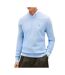 Pull bleu pastel homme tommy hilfiger structure-1