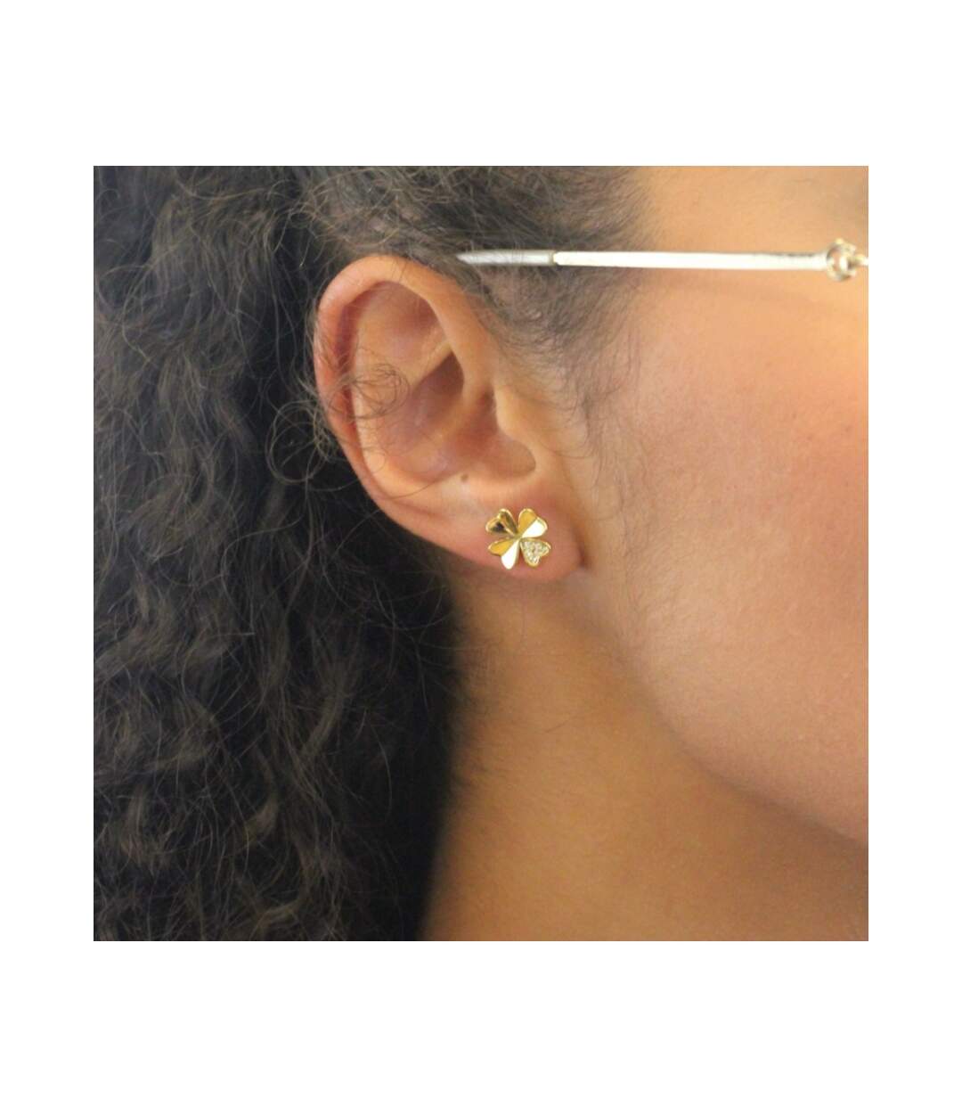 Boucles d'oreilles Lucky Clover - Cristal d'Autriche-2