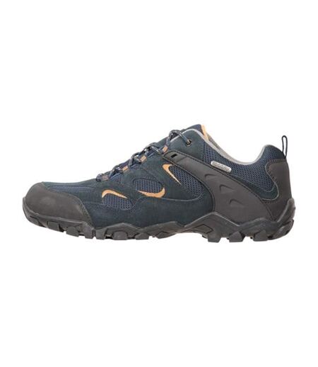 Mountain Warehouse Mens Curlews Waterproof Suede Walking Shoes (Dark Grey) - UTMW142
