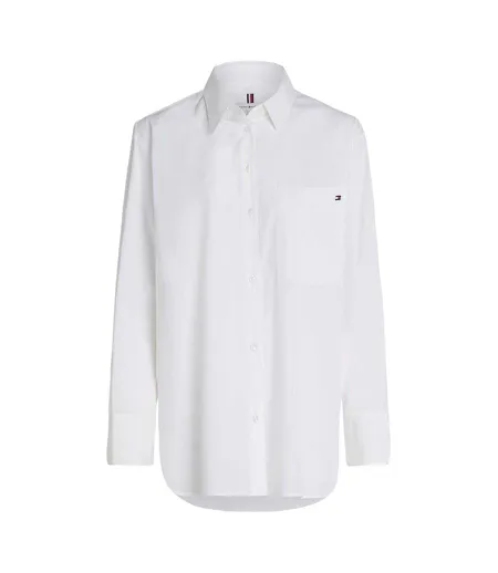 Chemise Manches Longues Femme Blanc Tommy Hilfiger