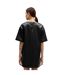 Womens/ladies Short-sleeved T-shirt Dress Black Calvin Klein-3