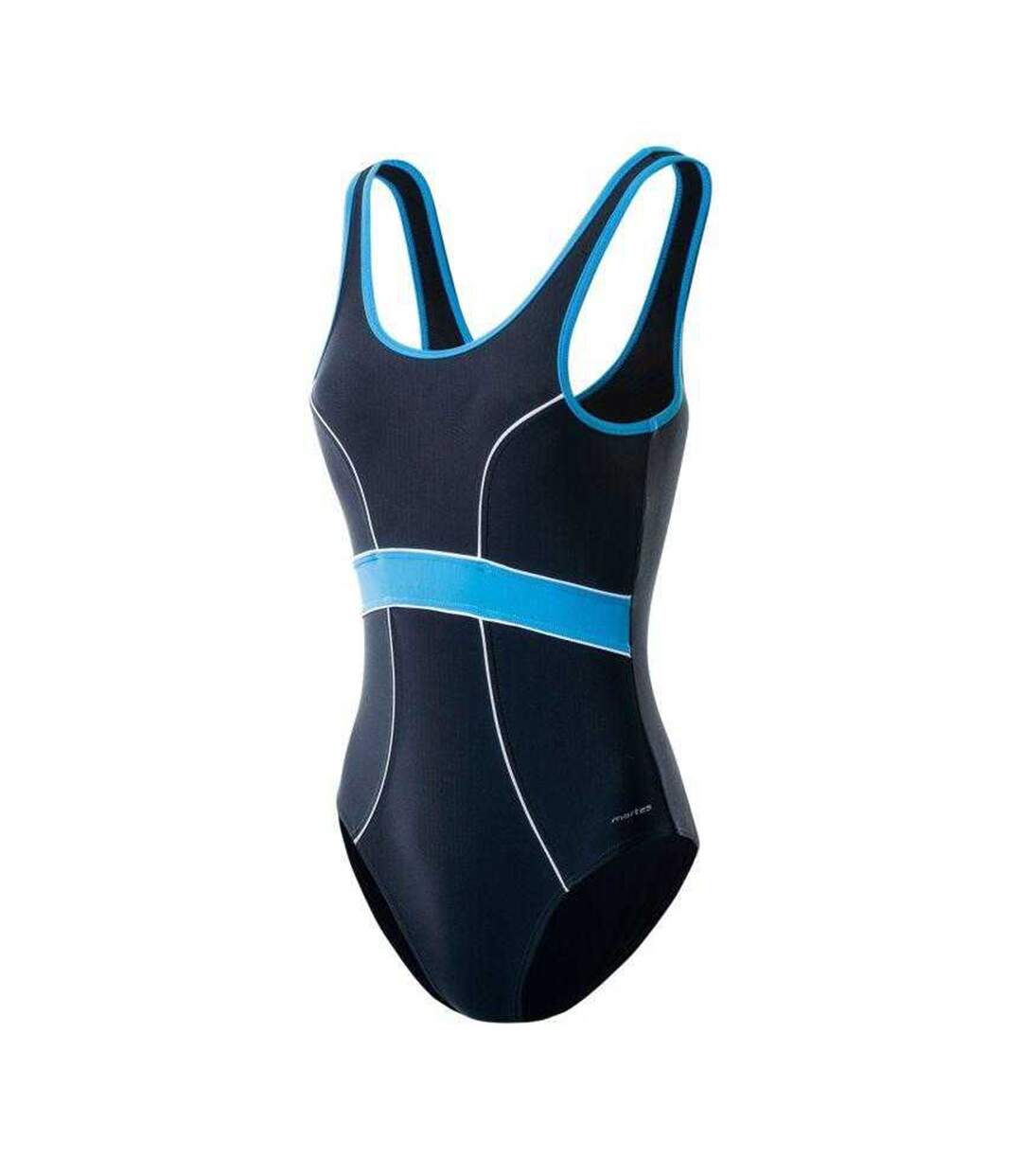 Maillot De Bain 1 Pièce Malica Femme Noir Bleu Martes-3