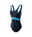 Maillot De Bain 1 Pièce Malica Femme Noir Bleu Martes-3