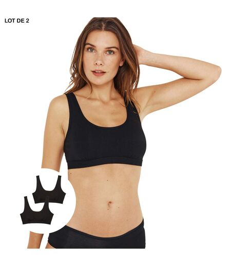 Lot de 2 brassières femme Ecopack Athena