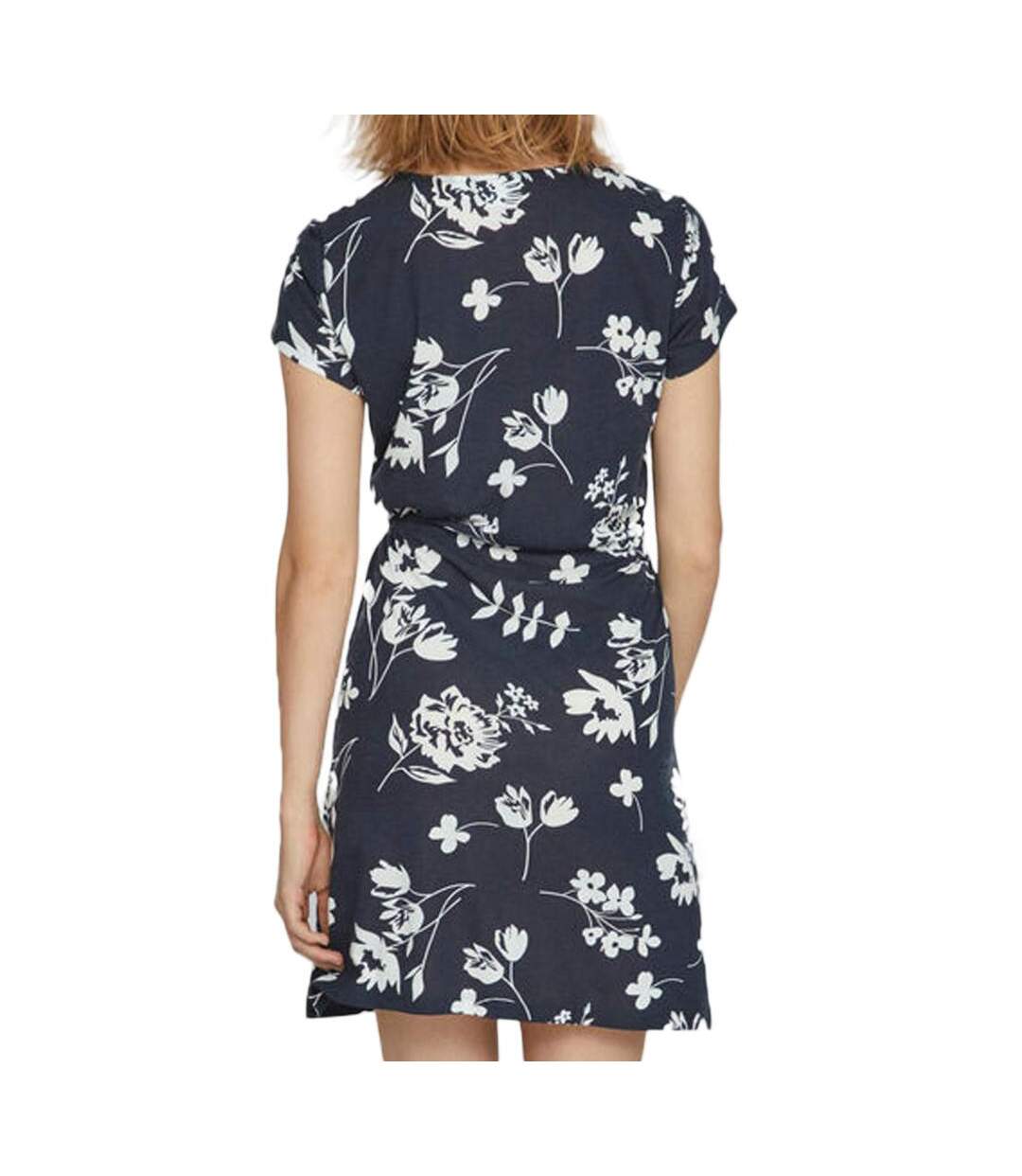 Robe Marine à fleurs Femme Vila Mooney String - L-2