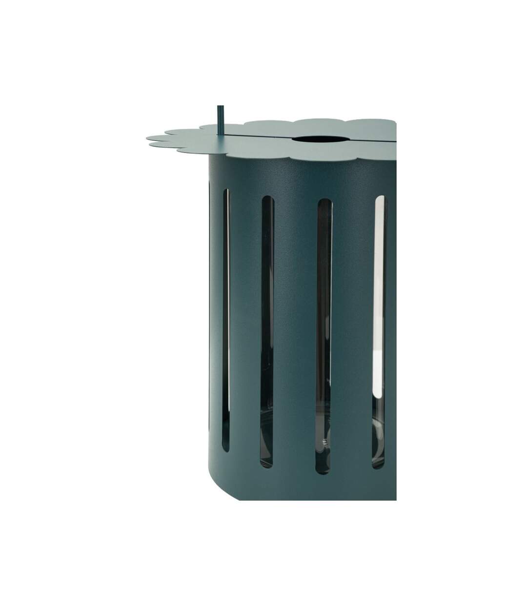Lanterne en Métal Saturn 43cm Bleu-3