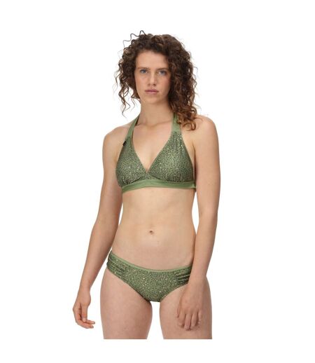 Haut De Maillot De Bain Flavia Femme Vert Kaki Regatta