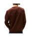 Sweat marron homme tommy hilfiger reg flag crew-2