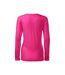 T-shirt Manches Longues Femme Rose Malfini-2