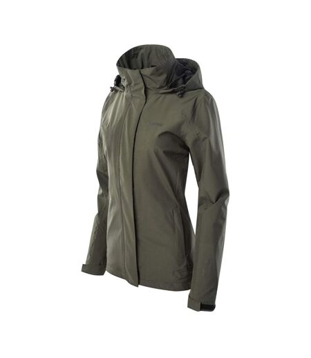 Veste harriet femme vert kaki foncé / noir Hi-Tec