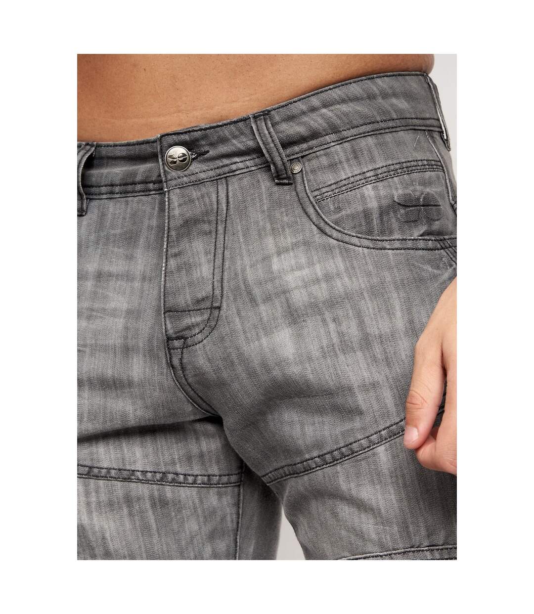 Short winston mve homme gris foncé Crosshatch-3