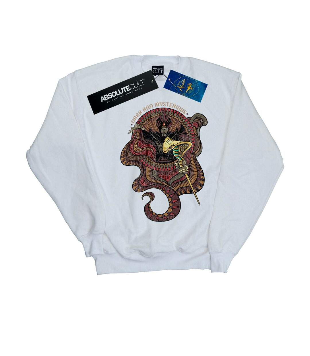 Disney Sweatshirt Womens/Ladies Aladdin Movie Jafar Dark And Mysterious (Blanc) - UTBI48465-1