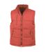 Unisex adult padded body warmer red Result-1