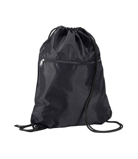 Premium Drawstring Bag One Size Black Quadra
