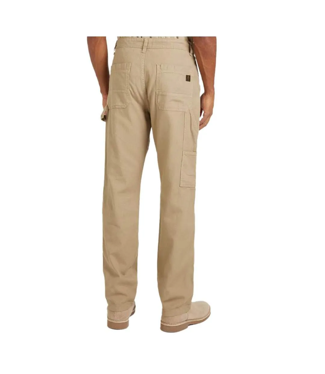 Pantalon cargo beige homme only & sons sedge carpenter straight-2