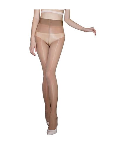 Collant femme marron clair Silky