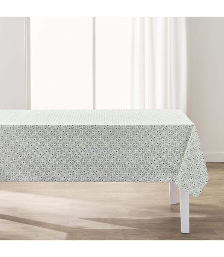 Nappe Antitache Imprimé Opaline 145x240cm Vert Sauge