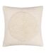 Almo woven cushion cover 50cm x 50cm ecru Hoem-1