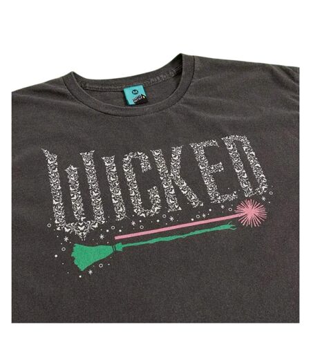 T-shirt Motif/style Icônes Adulte Charbon Wicked