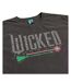 T-shirt Motif/style Icônes Adulte Charbon Wicked-4