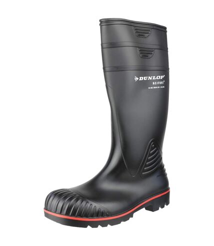 Acifort unisex heavy duty full safety wellington boots a442031 black Dunlop