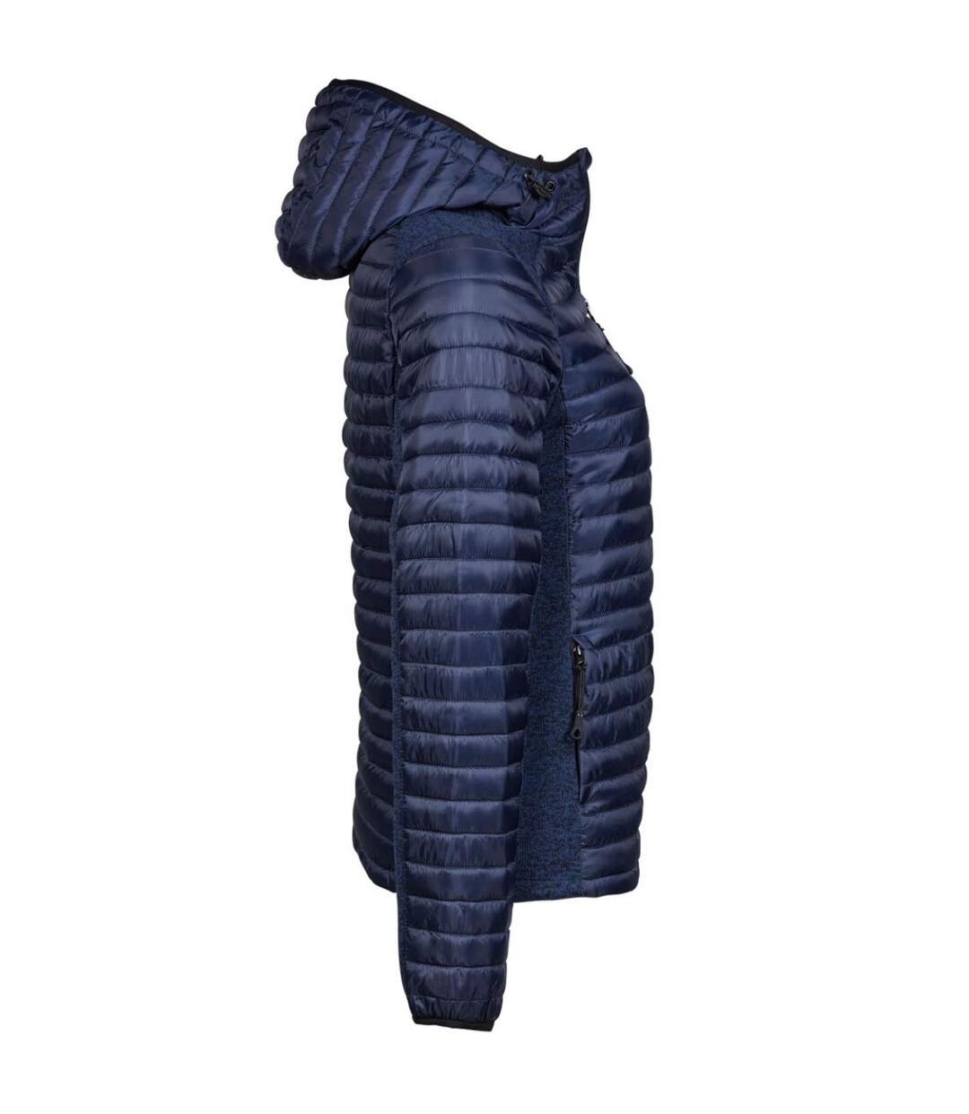 Womens/ladies Aspen Crossover Jacket Navy Navy Melange Tee Jays-3