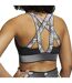 Brassière De Sport Adlife Femme Noir Marron Clair Adidas-4