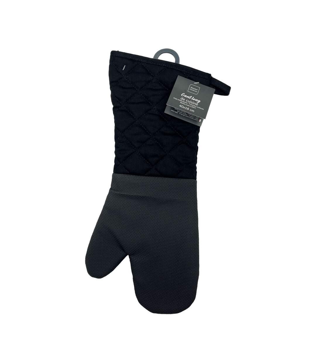 Gant de Cuisine Long Cuistot 40cm Noir-3
