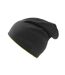 Atlantis Extreme Reversible Jersey Slouch Beanie (Black/Safety Green) - UTAB178-1