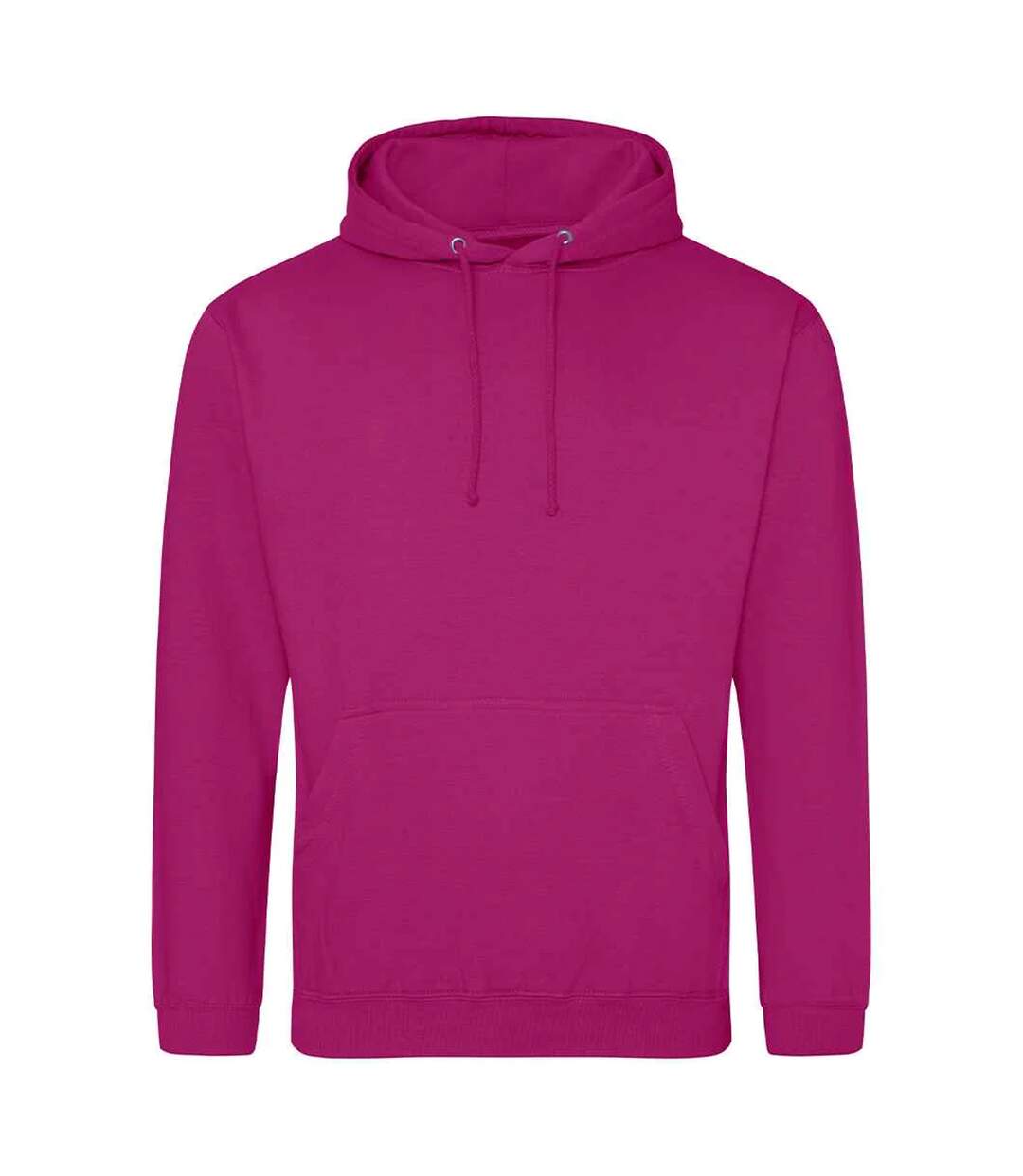 Sweat à capuche college adulte fuchsia Awdis-1