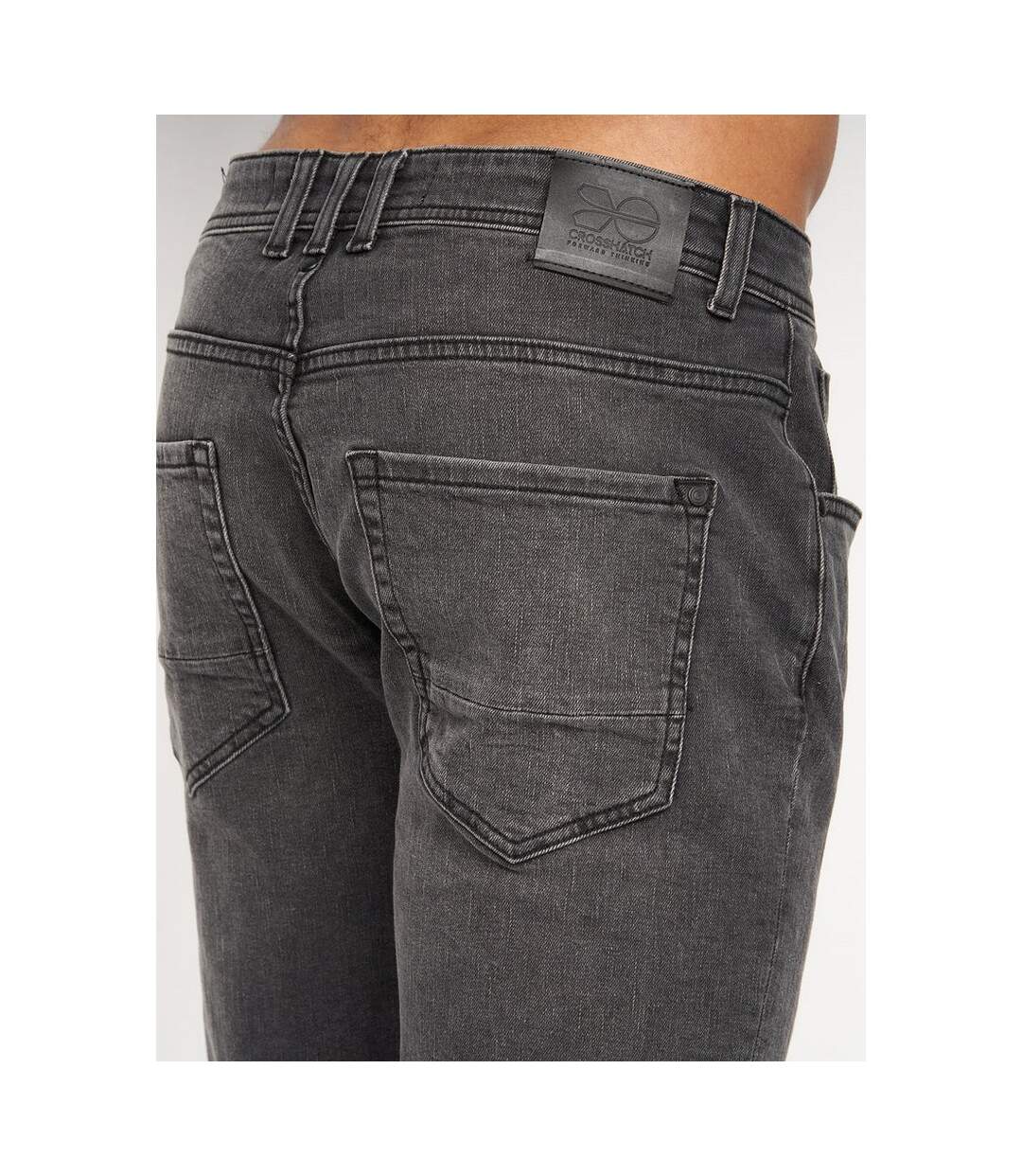 Jean sheldons homme anthracite Crosshatch-3