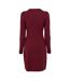 Robe Droite Sammie Femme Bordeaux Never Fully Dressed-3