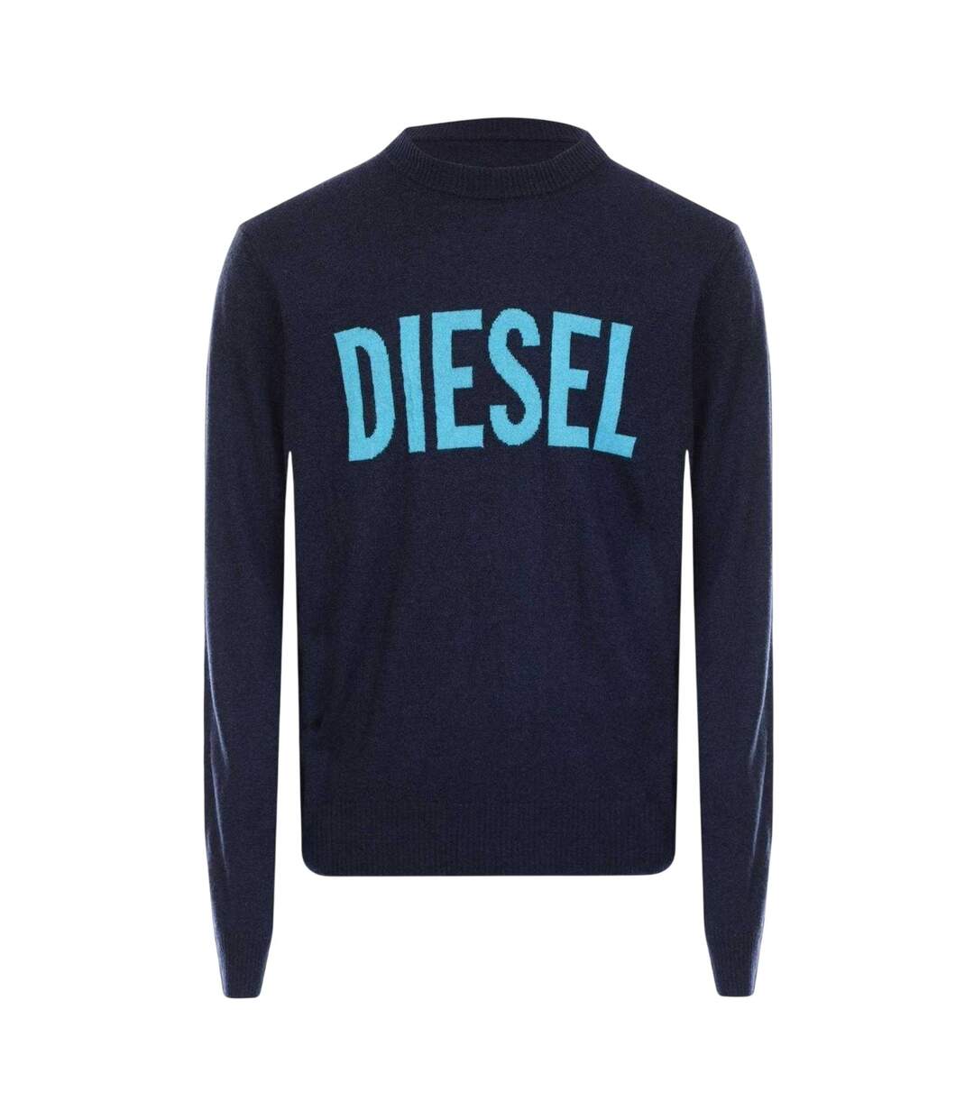 Mens Heren Logo Sweatshirt Blue Diesel-1