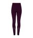 TriDri Womens/Ladies Seamless 3D Fit Multi Sport Reveal Leggings (Mulberry) - UTRW6566