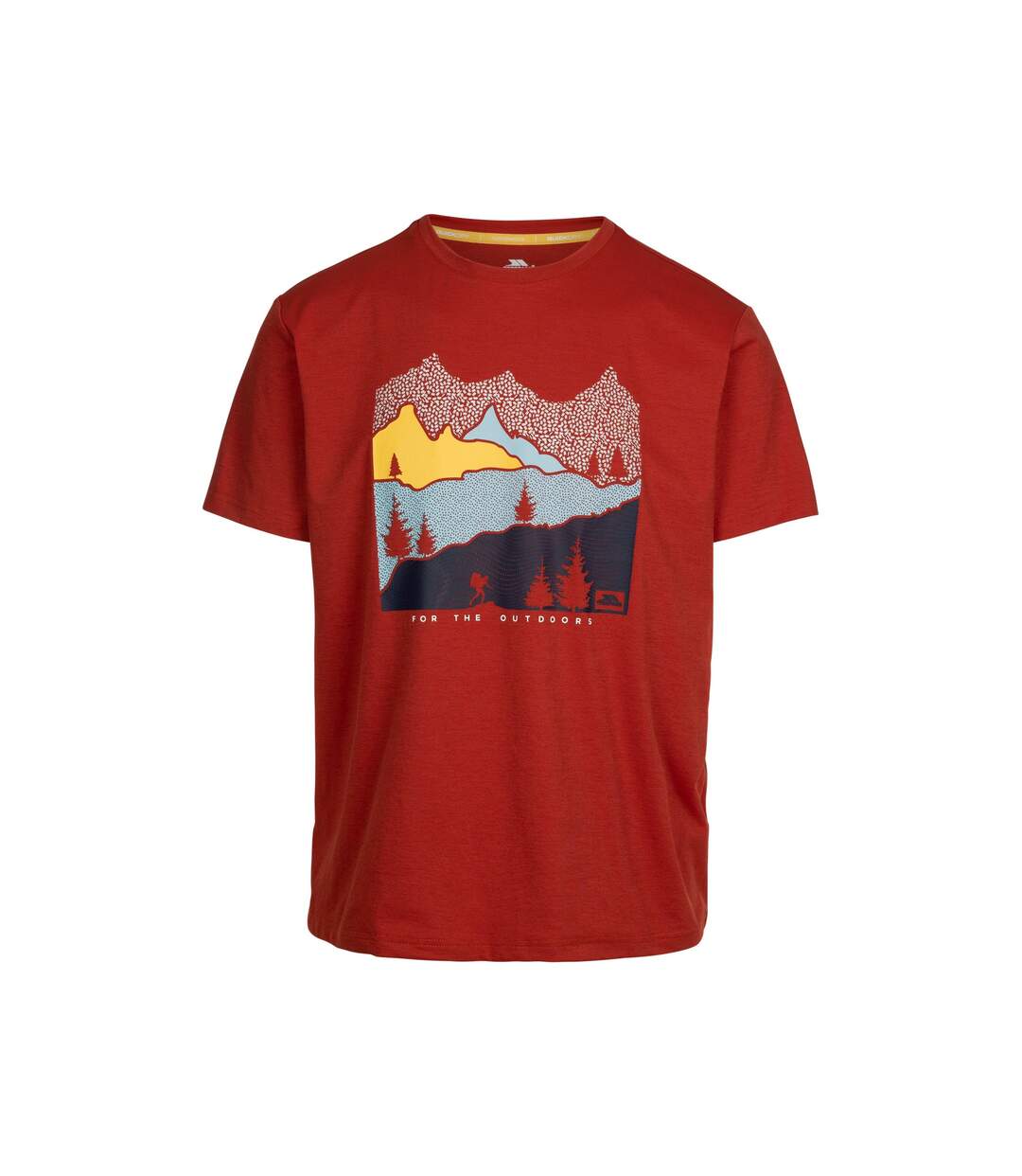 T-shirt danub homme rouge sang Trespass