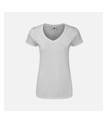 T-shirt Iconic Femme Blanc Fruit Of The Loom