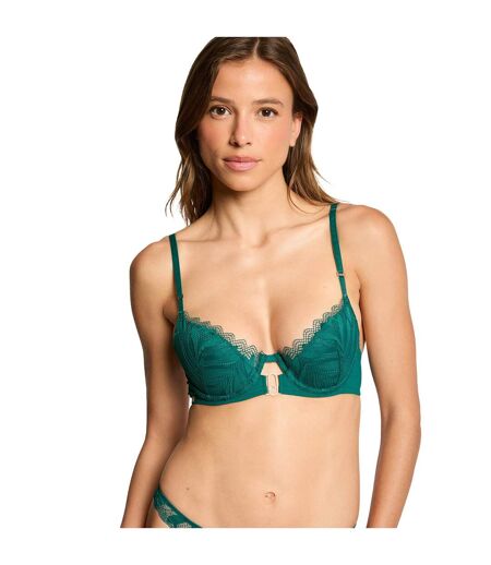 Soutien-gorge coques moulées vert Claudia