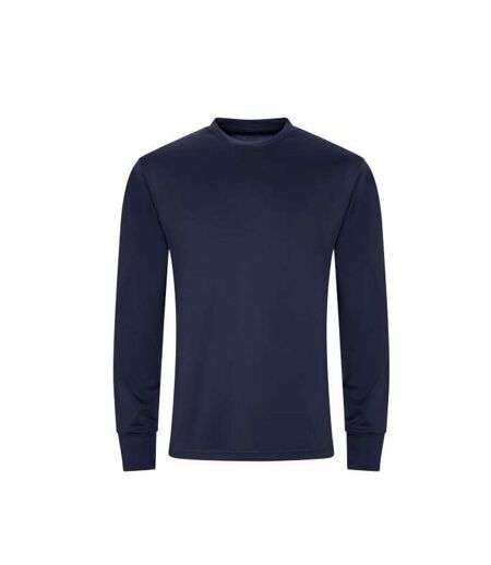 T-shirt Manches Longues Active Adulte Bleu Marine Français Just Cool