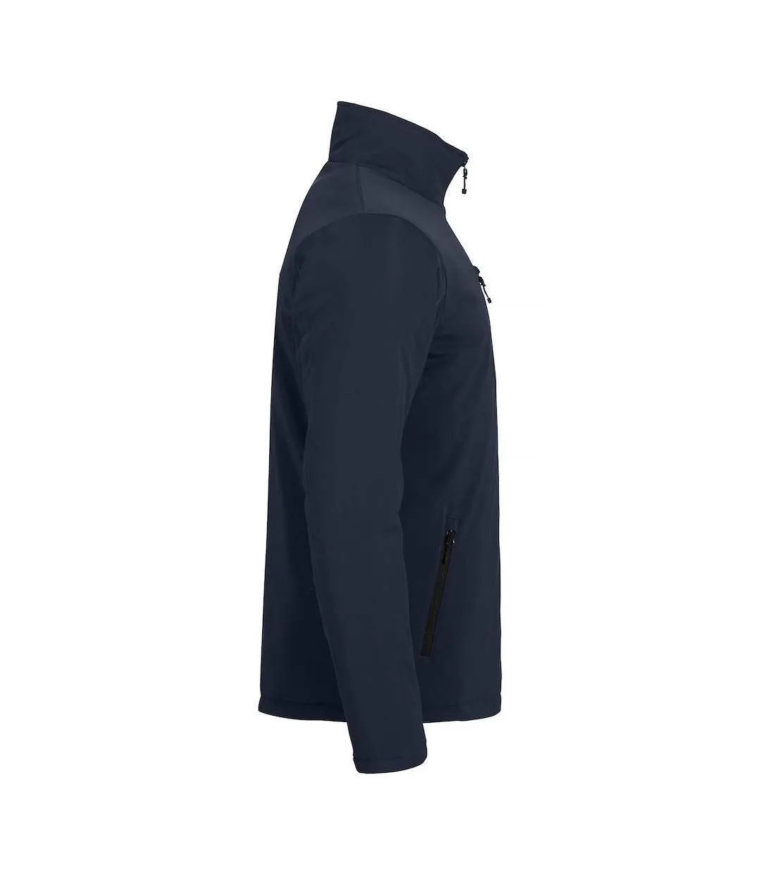 Mens Padded Soft Shell Jacket Fog Green Clique-4