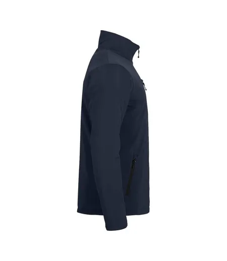 Mens Padded Soft Shell Jacket Fog Green Clique