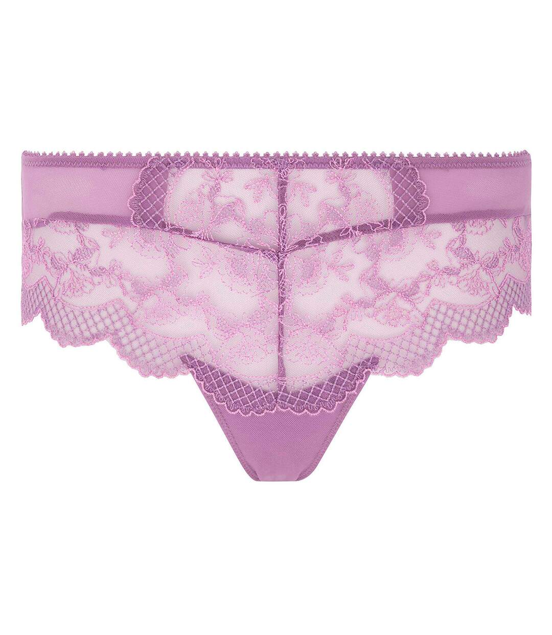 Shorty tanga rose Corolle-1