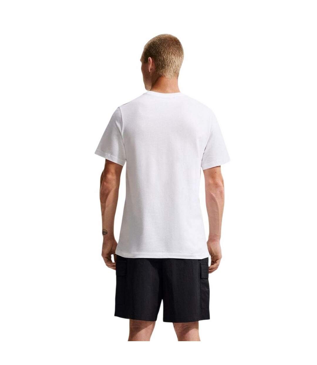 Short À Poches Motif/style Trèfle Utility Homme Noir Blanc Nike-3
