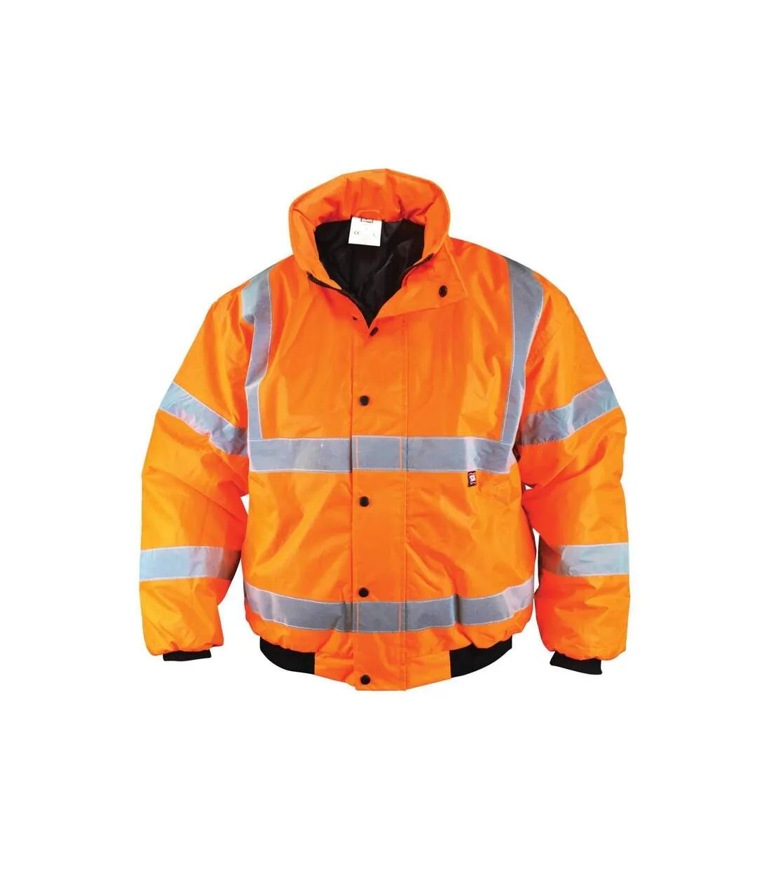 Hi-vis Orange Bomber Jacket Multi Colour Scan-2