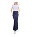 Jupe Mi-longue Femme Bleu Marine Be You-4