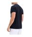 T-shirt Manches Courtes Sport Motif/style Logo Homme Bleu Foncé Sjeng Sports-4
