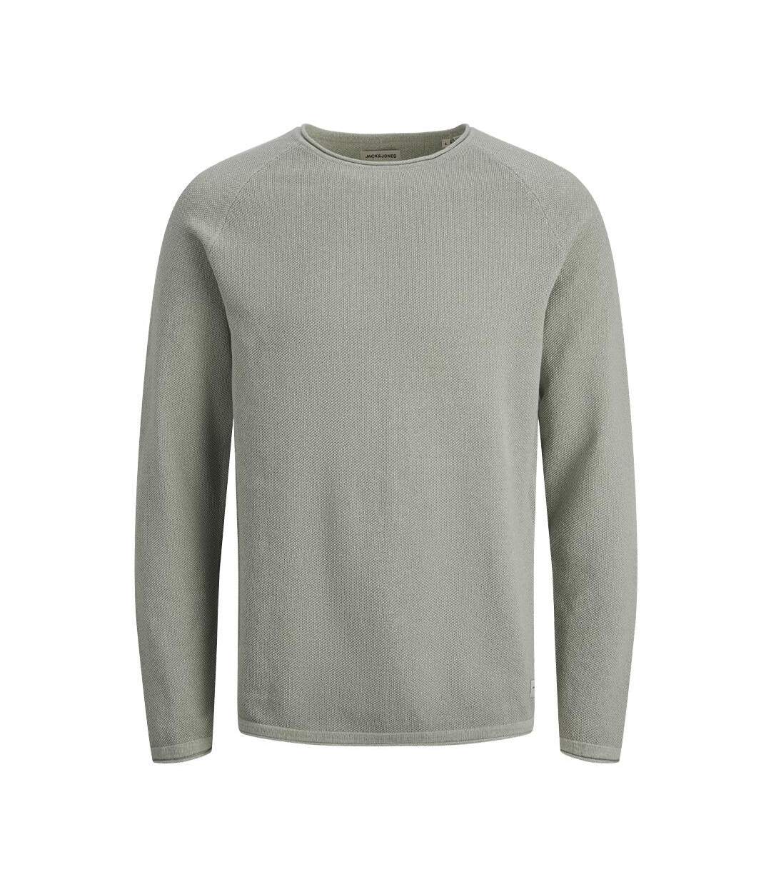 Pull vert homme jack & jones knit crew - l-2