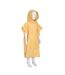 Cape de Bain Enfant & Gant de Toilette Mer Jaune-2