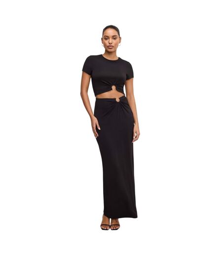 Jupe Longue Femme Noir Good American