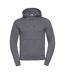 Sweat À Capuche Authentic Homme Gris Foncé Uni Russell-1
