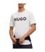 T-shirt Dulivio Homme Blanc Hugo-3
